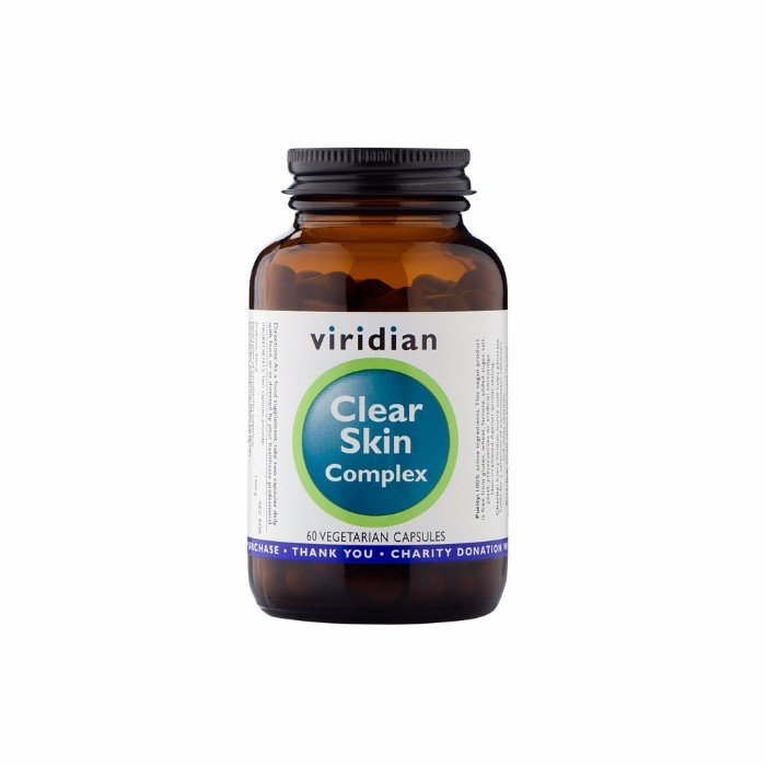 Viridian Clear Skin Complex 60 Veg Caps